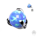 Prong Set Opal Bead Top