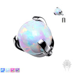 Prong Set Opal Bead Top