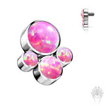 Bezel Set Opal Cluster Top
