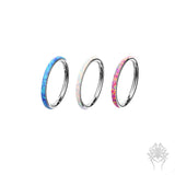 Opal Outter Side Hinged Segment Ring