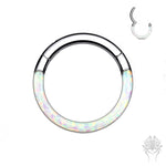 Front Lined Opal Titanium Clicker (3 colors)