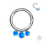 Bezel-Set 3 Opal Titanium Clicker (2 colors)