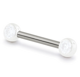 18K Gold Threadless Nipple Bars