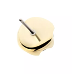 14Kt. Gold 6 Prong Black Onyx Top