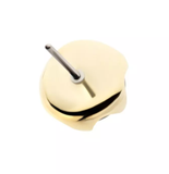 14Kt. Gold 6 Prong Black Onyx Top