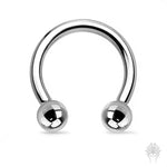 Solid Titanium Horseshoe