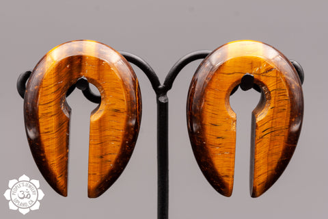 Keyhole Weights - Tiger's Eye